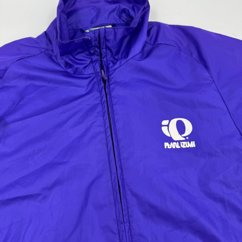 Pearl Izumi Purple Lightweight Full Zip Jacket Technical Wear Size 10 - Picture 5 of 7